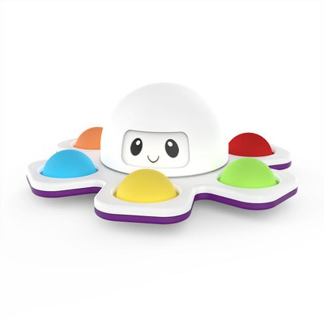 Непоседа игрушки аутизм снятие стресса силиконовые интерактивные флип осьминог изменить лицо Spinner Push Pop Bubble Fidget игрушка для спиннеров