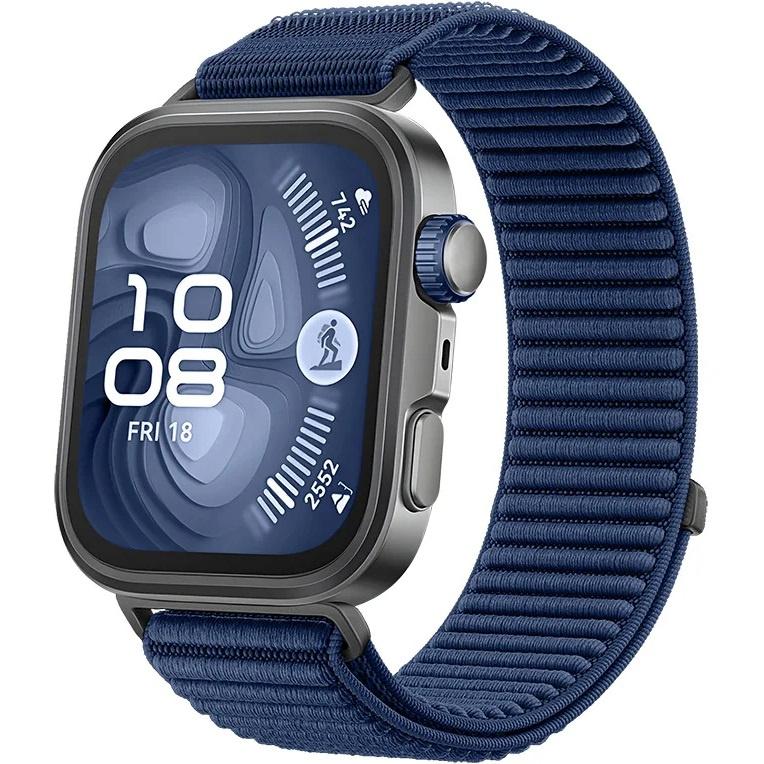 Nylon Strap for Huawei Watch Fit 4 / 4 Pro / 3, Navy Blue