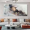 Abstract Gold Grey Black Geometric Cloud Canvas Painting Modern Marble Printing Art Wall Decoration For Home Room Decor Pictures