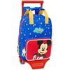 School Backpack - SAFTA - Mickey Mouse - Trolley Included - Comfortable - Blue