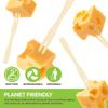 100Pcs Mini Size Fruit Forks Bamboo Restaurant Tableware Sandwiches Appetizer Forks  Household Use