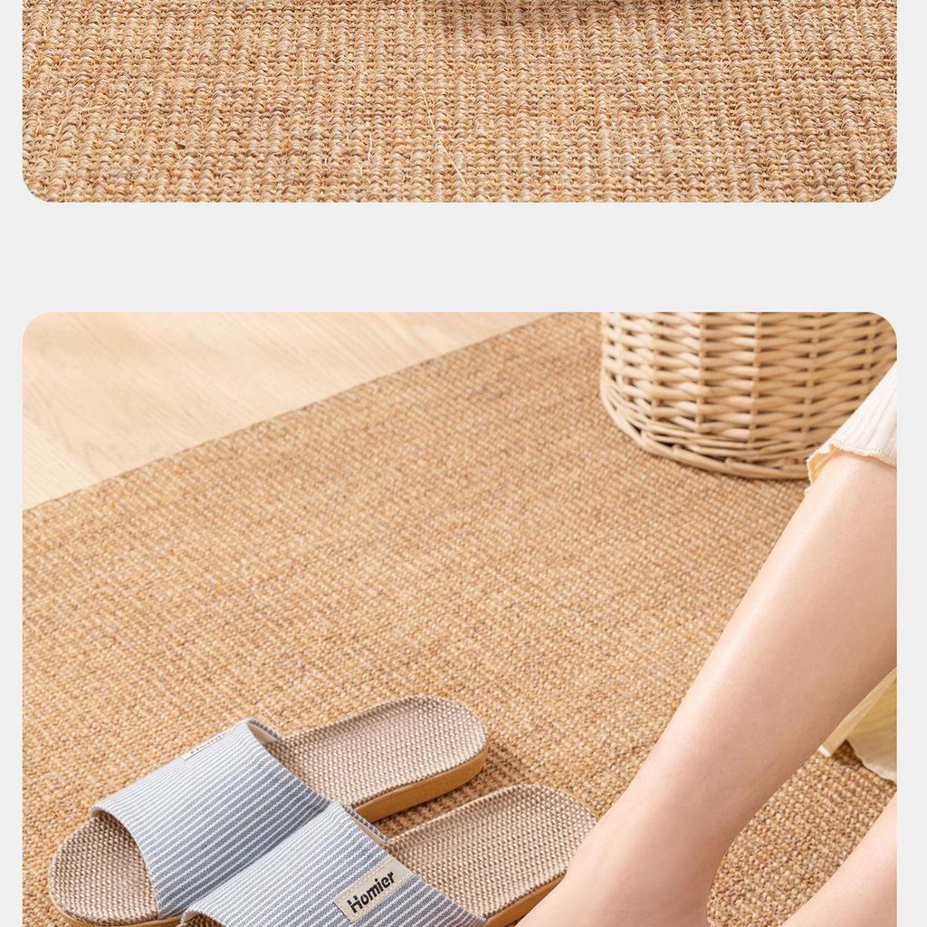 Unisex Cotton Linen Slippers for All Seasons: Spring, Summer, Autumn, Winter