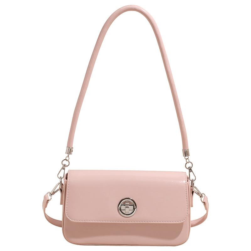 Spring and summer trend new simple and fashionable women's small square bag casual versatile high sense commuting solid color messenger bag