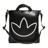 Adidas Originals Glossy Fashion Sports Zipper Shoulder Crossbody Handbag Unisex Handbags Black JW1715