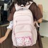 Junior High School Students Large-capacity Backpack High-value College Style Fresh and Cute Two-dimensional Bar