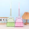 1 Set Cartoon Flexible Bristles Kids Pretend Play Toddlers Indoor Outdoor Floor Sweeping Tool Kit Mini Children Broom Dustpan