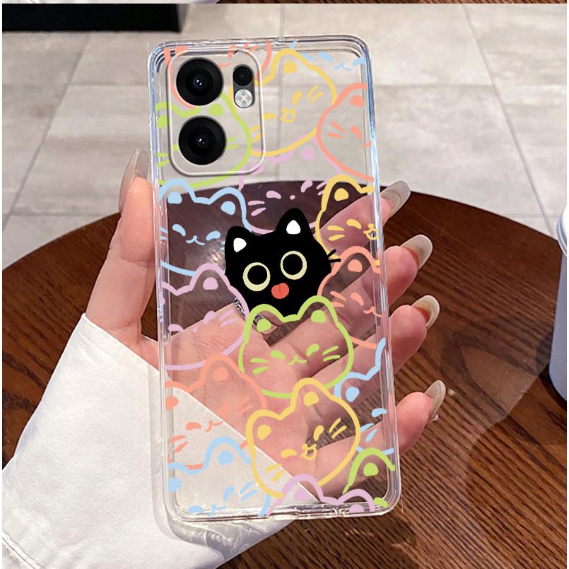 For Oppo Reno13 F FS 5G 13F 4G Phone Case Luxury Cute Rabbit Cartoon Girly Pattern Bumper Clear Soft Siliocne Coque For Reno 13F
