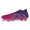 Predator Edge.1 FG Team College Фиолетовые кроссовки унисекс серебристо-металлик Team-Shock-Pink H02934