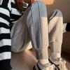 Fashion  Loose Elastic Waist Drawstring Sport Trousers 2023 Casual Cotton Women Harem Pants Solid Ladies Sweatpants 30253