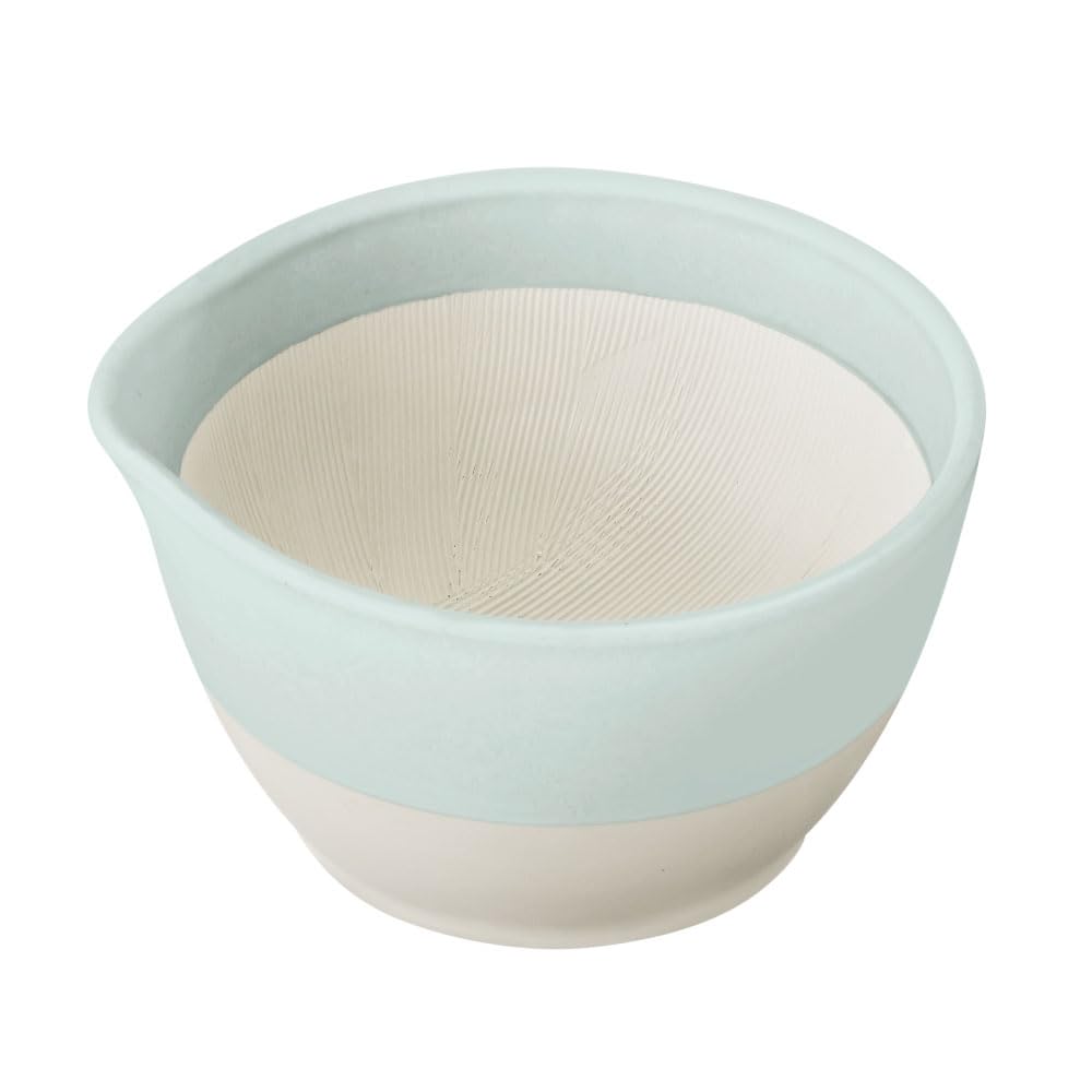 Iwami Ware Mortar Large Celadon Haretoke X Motosige Diameter X Height 8cm Made In Japan Deep Type Microwave Dishwasher Safe Motoju Seiko &NE 14.5cm