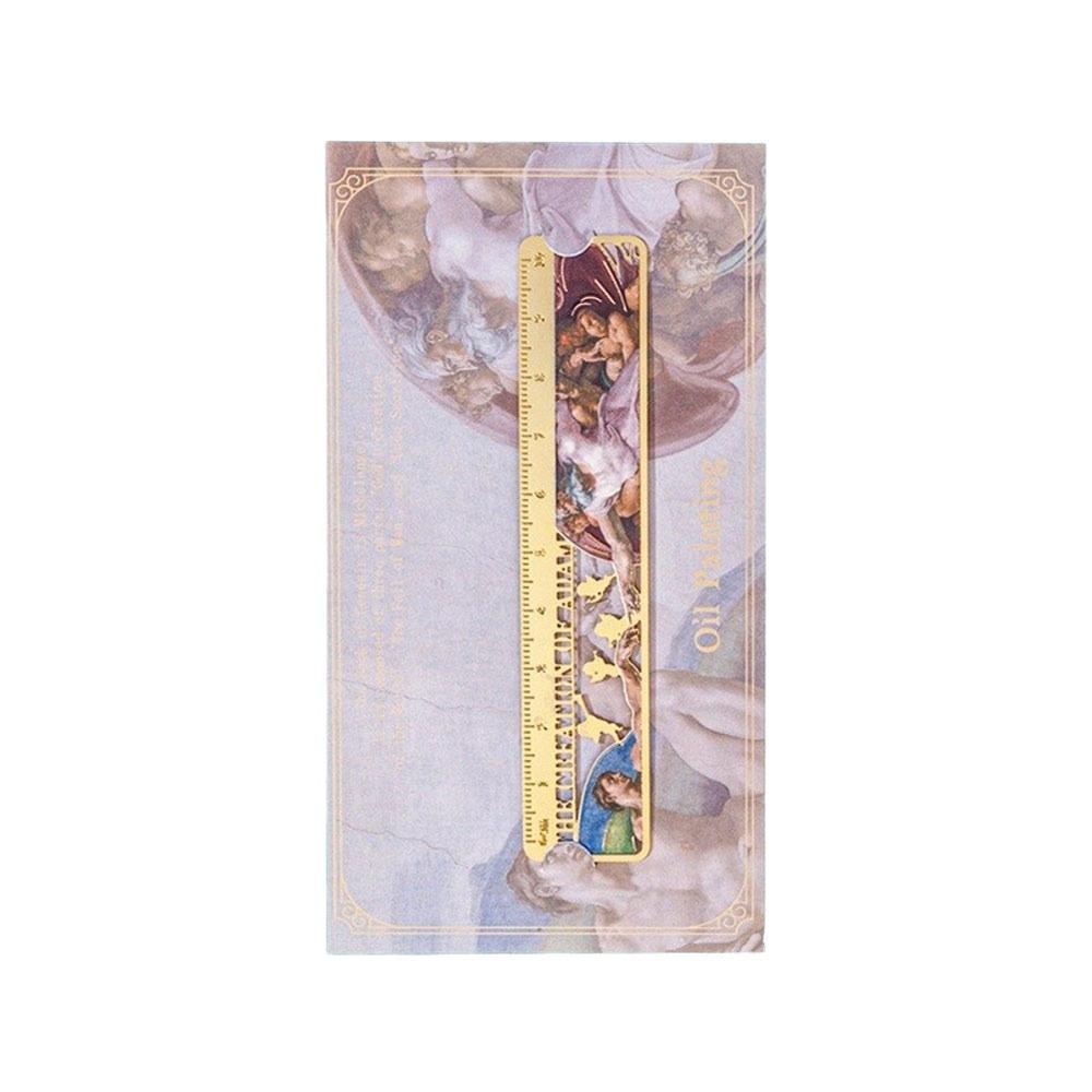 Apricot Leaf Metal Ruler Bookmarks Maple Leaf Pagination Mark Book Marking  Reading Accessory