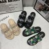 One-word Slippers Women Wear Summer New Casual Fashion Flat-bottomed Sandals Indoor Thick-bottomed Slippers Manufacturer