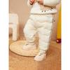 Infants Clothing Children Down Pants Boys Trousers Girls Trousers Warm High Waist Thickened Casual Duck Down