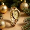 Gold Tassel Chains Watch Fashion Accessory Oval Quartz Watch Quartz Wristwatch  Women's Accessory