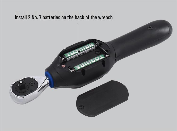 High-Precision Adjustable Digital Torque Wrench with Mini Display for Measuring High Torsion