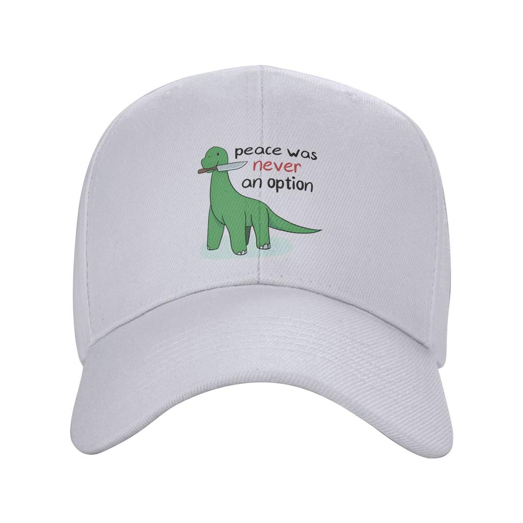 Peace Was Never an Option Anime Baseball Caps Trucker Hat Cartoon Ducks Dad Hat Adjustable Snapback Caps Dad Hat Summer Hat