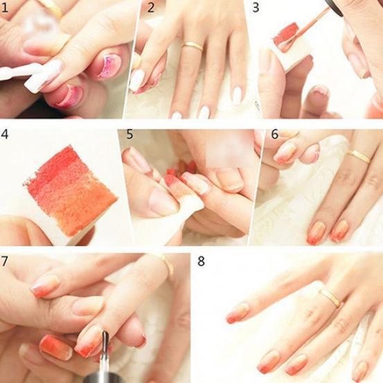 3 Pcs Sanding Block Files Nail Art Polish Sponge Bars Pedicure Gradient Brushes