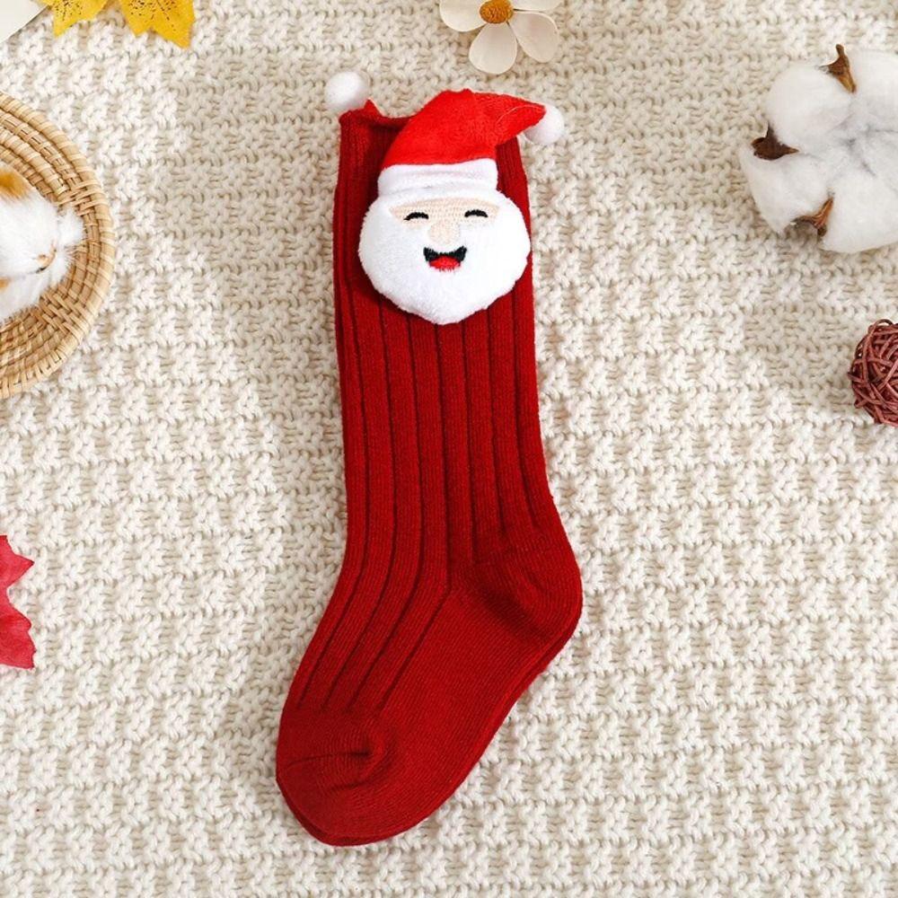 Мультяшные животные средней длины носки мягкие хлопковые носки новые рождественские детские носки