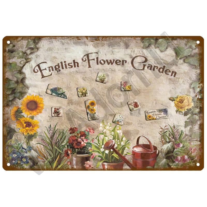 Ретро Декор, металлический знак лаванды, жестяной постер, металлические винтажные вывески с подсолнухом, жестяная вывеска с цветком, ромашка, настенный декор для дома и сада, подарок