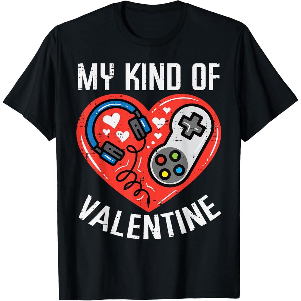 My Kind Valentine Gamer Valentines Day Gaming Men Boys Boys Girls T Shirt