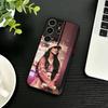 F-Fashion Чехол для мобильного телефона Becky G для Samsung S26, S25, S24, S23, S22, S21, S20, S30, Ultra, Plus, Fe, Note, 5G Черный Чехол