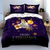 Christmas Ornaments Gift Set Bedding Duvet Cover Set Duvet Cover Pillowcases  (1*Duvet Cover 2*Pillowcases, without duvet insert)