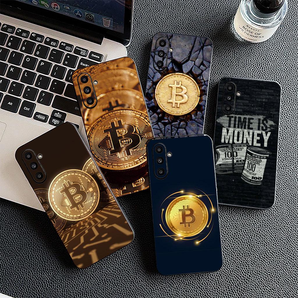 Чехол для Apple iPhone 13 12 Mini XS 11 Pro Max 7 8 Plus + XR SE 2022 2020 SE3 Чехол для телефона Биткоин BTC Деньги 100 Долларов