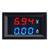 1Pcs Red Blue LED Display Digital Voltmeter Ammeter  Electromobile Motorcycle Car