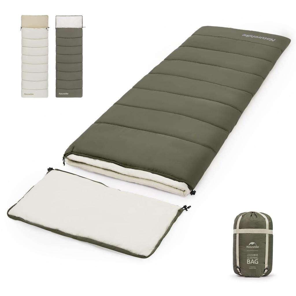 Naturehike Sleeping Envelope For 1 or 2 People and Bottom Can Be Heat Mountain Sleeping In the Disaster Guest Futon Temperature Storage Pack Outdoor