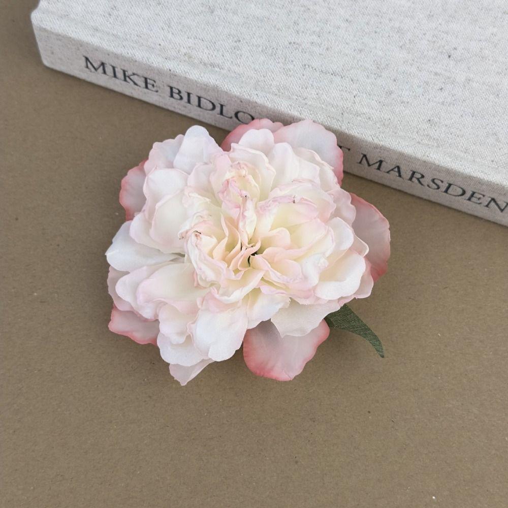 Модная заколка для волос в виде цветка пиона, красочные искусственные цветы, заколки для волос, новая имитация цветка