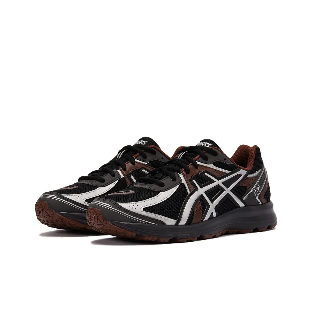 Asics Jog 100S Модные Спортивные Повседневные Беговые Кроссовки Мужские кроссовки Черный Серебристый 1203A741-002