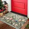 1PC Stripe Pattern Kitchen Rugs Non-Slip Door Mats Pop design Bathroom Rug Bath Mat Carpet for Home Sink Laundry Decor