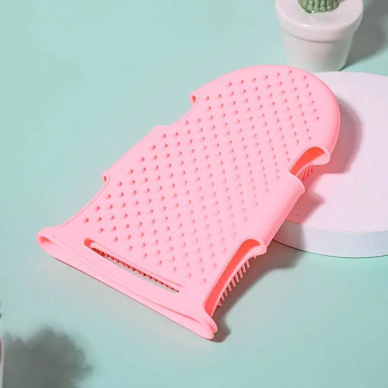 Pet Bathing Brush Soft Silicone Massager Gloves Shower Gel Bathing Brush Clean Tools Comb Dog Cat Cleaning Grooming Supplies