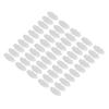 50pcs Face Line Films Disposable Transparent Face Eyebrow Guard for Home Beauty Salon
