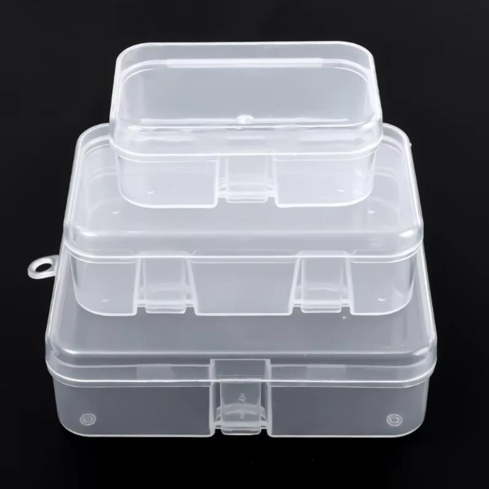 Dustproof Transparent Plastic Box Rectangular Jewelry Display Case  Baby Toothbrush