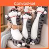 Fluffy Cat Cartoon Body Pillow In Eyecatching Black Colors For Home Accents