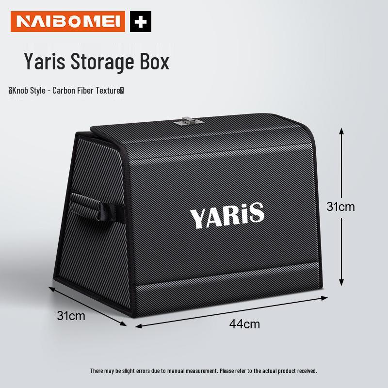 Toyota Yaris Rear Trunk Storage Organizer Box