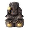 Officially Approved by Entoku-in Temple: Toyotomi Hideyoshi Three-Faced Daikokuten Small (Wooden: Cypress) - Buddhist Statue, Daikokuten, One of the S