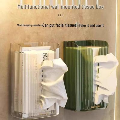 Настенный ящик для хранения салфеток в скандинавском стиле для ванной комнаты