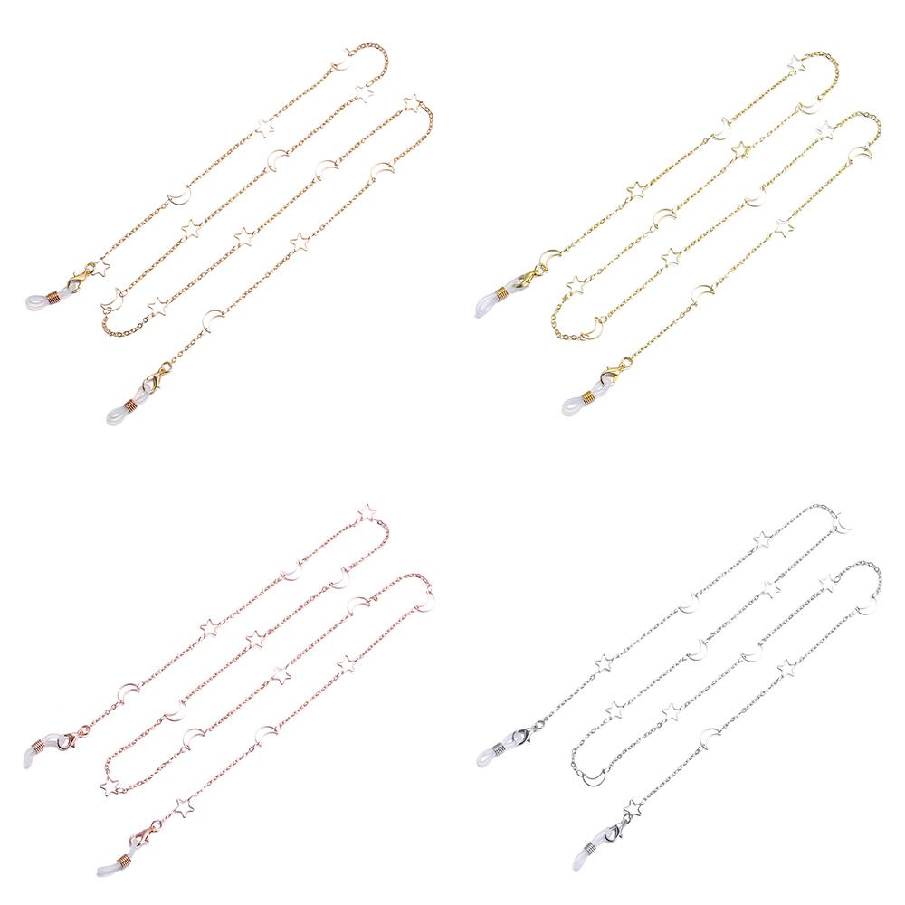 Девочки шейные ремни анти-потеряшка сплава очки цепочки солнцезащитные очки цепочка маска шнурки панк ювелирные изделия