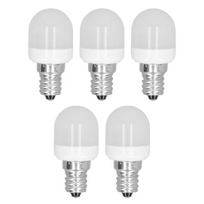 5 шт. потолочные лампочки 1,5 Вт, устойчивые к высоким температурам, белые, 75 светового потока, светодиодные лампочки с цоколем E12 для