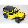 KiNSMART - Jeep Wrangler Rubicon Off-Road 4x4 5-Inch 1:34 Scale Diecast Model Replica Toy Car (Yellow Hardtop)