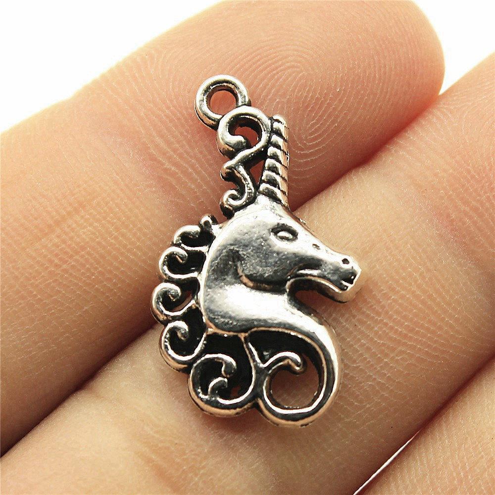Unicorn Charms Pendant Ladies' Jewelry Bulk Vintage Decorations