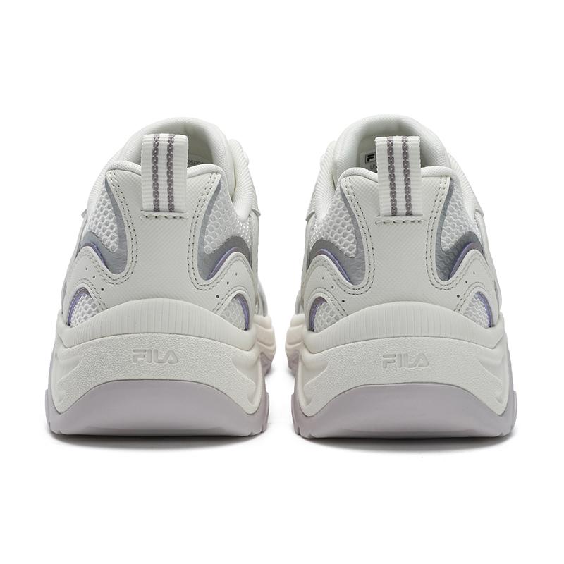 Fila Fluxion Ретро Мода Универсальные Трендовые Личность Спортивные Низкие Повседневные Кроссовки Женские кроссовки Белый Фиолетовый F12W532115FSC