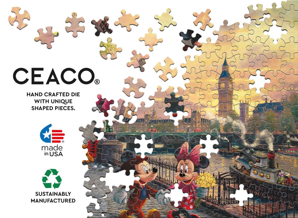 Ceaco Thomas Kinkade Disney Микки и Минни в Лондоне Пазл из 1000 элементов - - - -