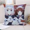 Cushion Cover NekoPara Sofa Cushions Couple Pillow Pillowcases X Decorative Pillows Covers Pilow Cases Fall Decor Home