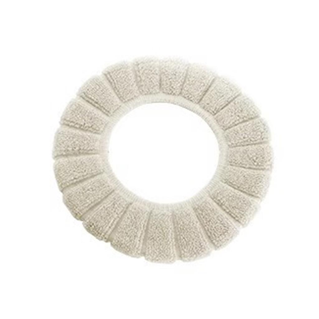 Плюшевая подушка для сиденья унитаза O-типа, теплая накладка на сиденье, многоразовый моющийся универсальный коврик для сиденья унитаза, чехол для сиденья ванной, крышка унитаза