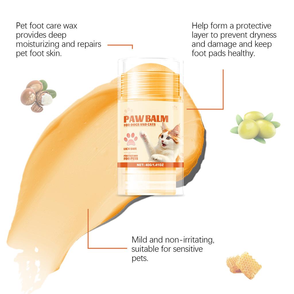 Pet Care Stick Увлажняющий уход за ногами домашних животных для предотвращения сухости и смягчения
