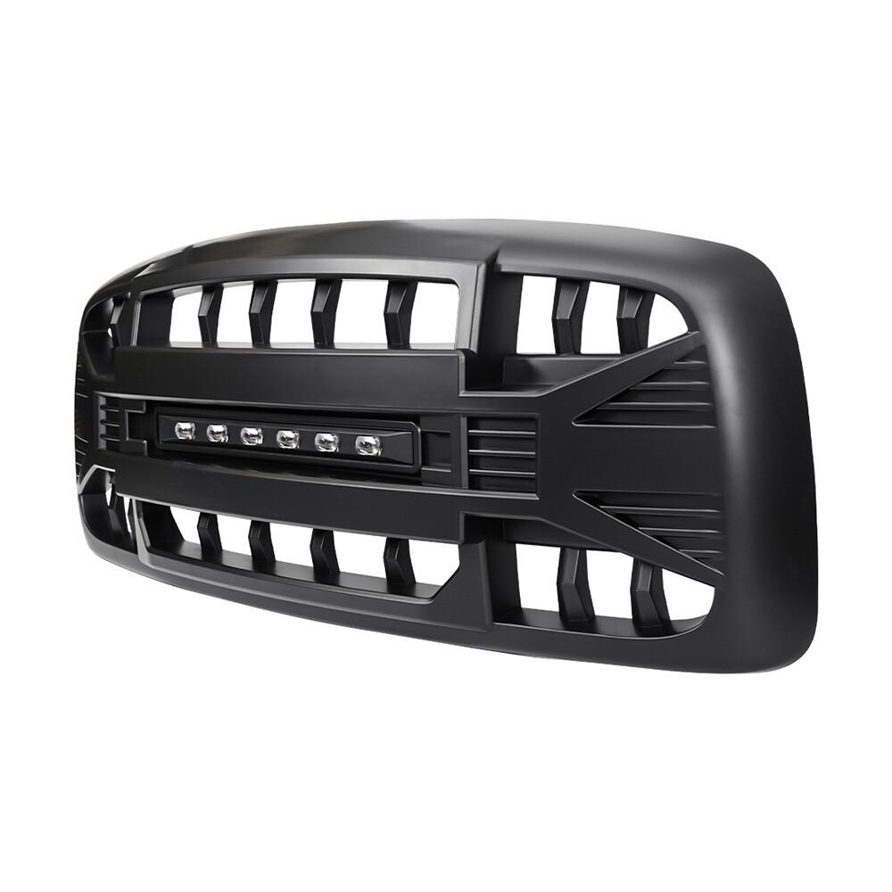 Решетка радиатора Dodge Ram 1500/2500/3500 в стиле War Axe (Модели 2002-2005 годов)