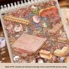 Miniature House Ancient-Style Stickers Cabin Scene DIY Decoration Stickers  Scrapbooking